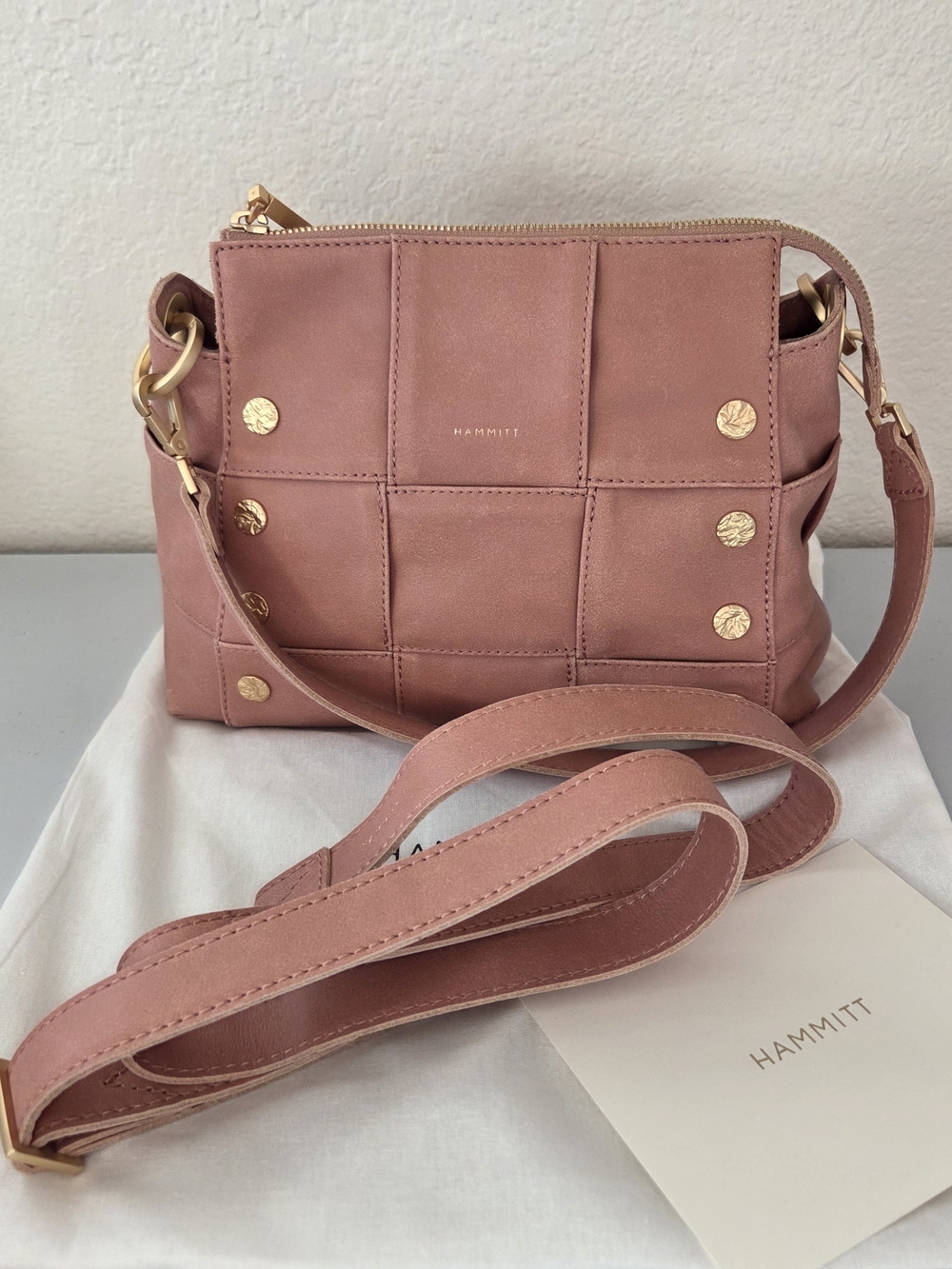 HAMMITT Medium BRYANT Leather Shoulder/ Crossbody Bag